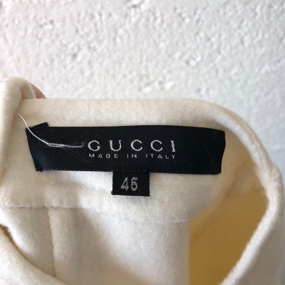 Gucci Winter White wool cashmere slacks sz: 46 NWT - Picture 5 of 10